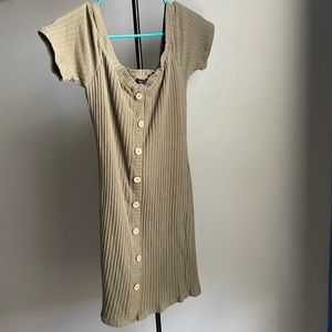 Rue21 olive green dress size large